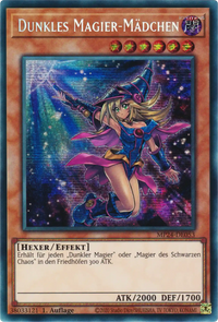 Dunkles Magier-Mädchen Yu-Gi-Oh! Karte MP24-DE053 Secret Rare