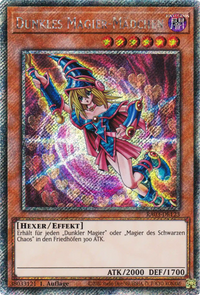 Dunkles Magier-Mädchen Yu-Gi-Oh! Karte RA03-DE123 Platinum Secret Rare