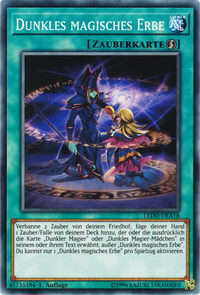 Dunkles magisches Erbe Yu-Gi-Oh! Karte LEDD-DEA18 Common
