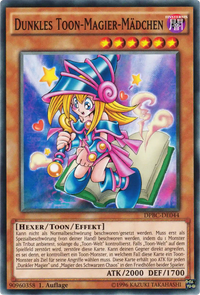 Dunkles Toon-Magier-Mädchen Yu-Gi-Oh! Karte DPBC-DE044 Common