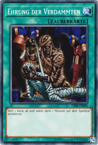 Ehrung der Verdammten Yu-Gi-Oh! Karte YSKR-DE030 Common
