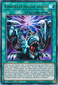 Einigkeit macht stark Yu-Gi-Oh! Karte MP20-DE247 Ultra Rare