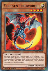 Eklipsen-Lindwurm Yu-Gi-Oh! Karte SR02-DE015 Common