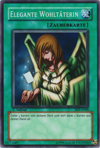 Elegante Wohltäterin Yu-Gi-Oh! Karte SDP-G040 Super Rare
