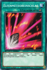 Elfenmeteoreinschlag Yu-Gi-Oh! Karte SGX2-DED16 Common