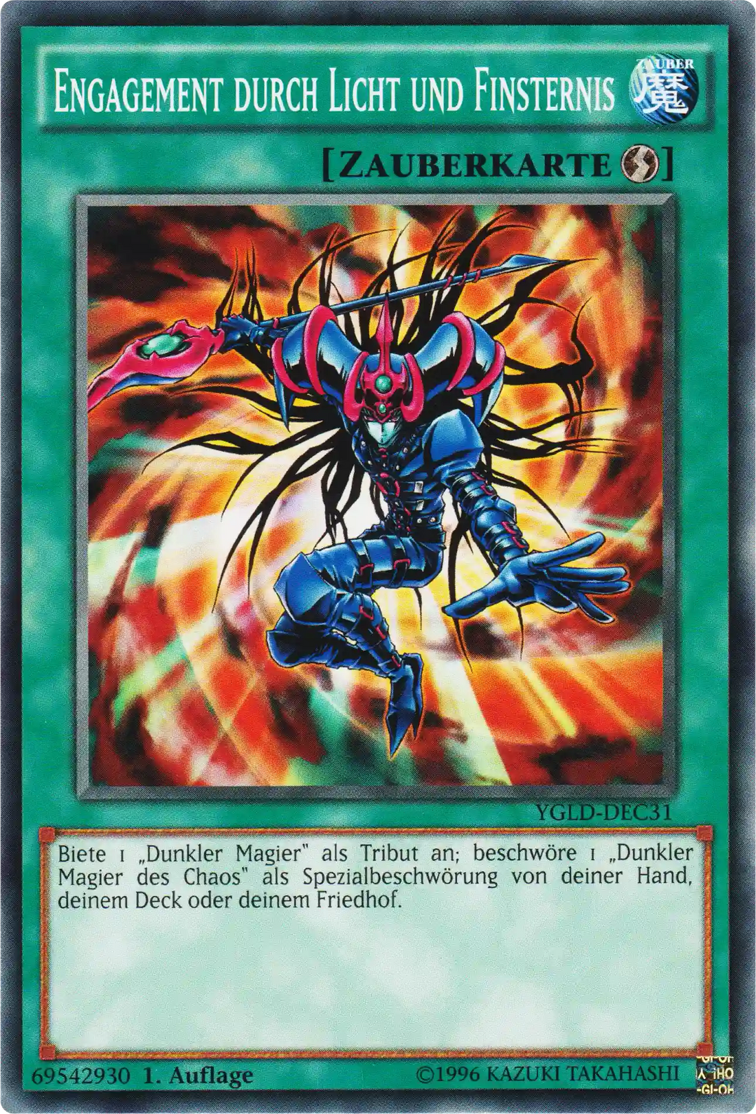 Engagement durch Licht und Finsternis Yu-Gi-Oh! Karte YGLD-DEC31 Common