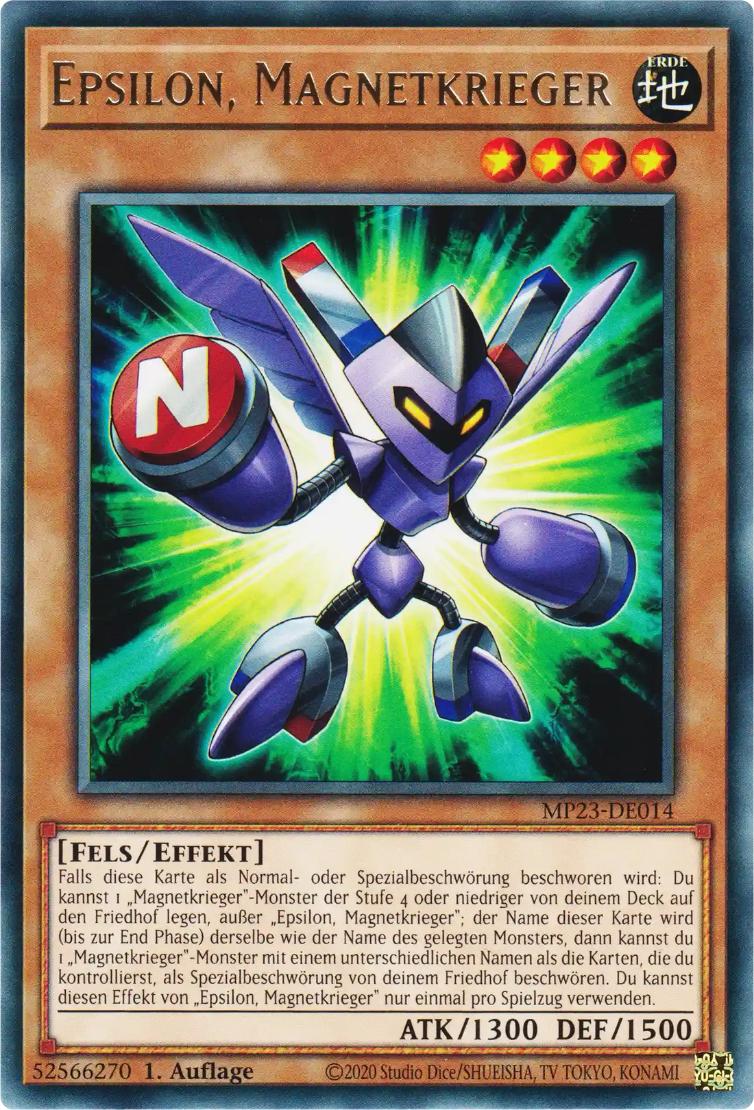 Epsilon, Magnetkrieger Yu-Gi-Oh! Karte MP23-DE014 Rare