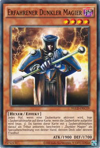 Erfahrener Dunkler Magier Yu-Gi-Oh! Karte YGLD-DEC19 Common