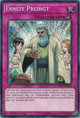 Ernste Predigt Yu-Gi-Oh! Karte MP15-DE186 Secret Rare