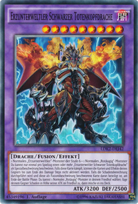 Erzunterweltler Schwarzer Totenkopfdrache Yu-Gi-Oh! Karte LDK2-DEJ42 Common