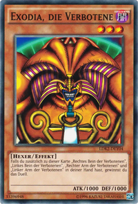 Exodia, die Verbotene Yu-Gi-Oh! Karte LDK2-DEY04 Common