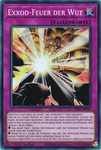 Exxod-Feuer der Wut Yu-Gi-Oh! Karte INFO-DE068 Super Rare