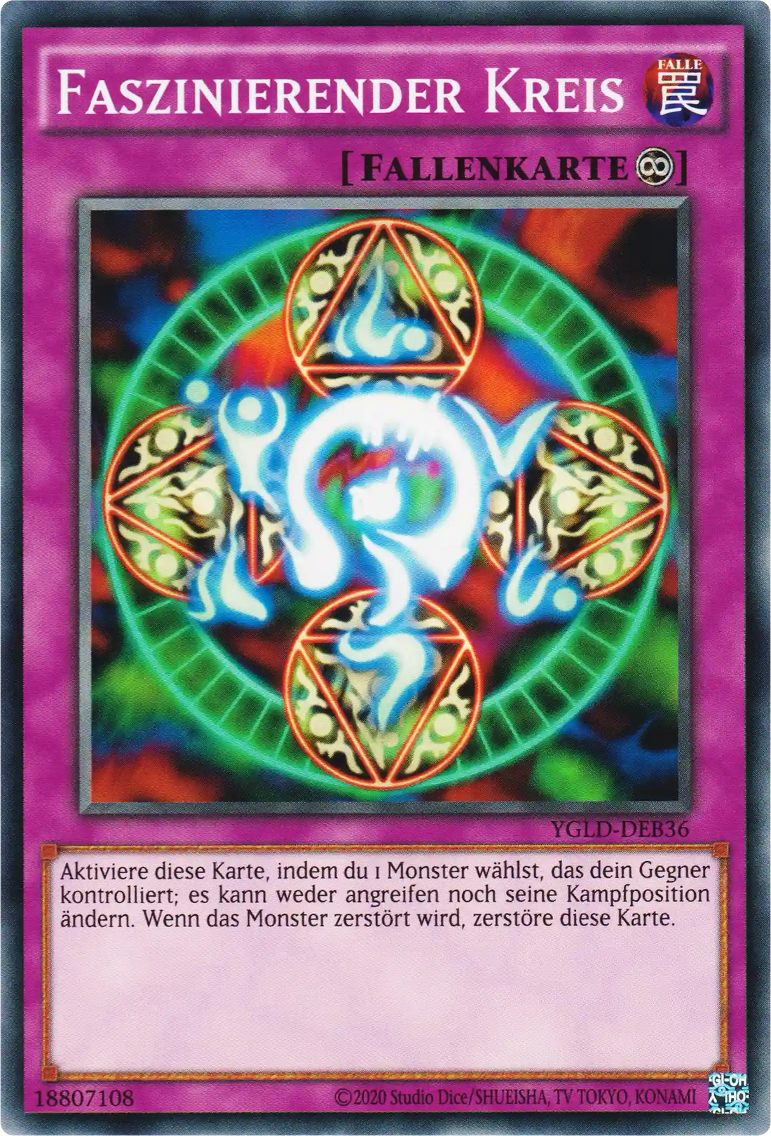 Faszinierender Kreis Yu-Gi-Oh! Karte YGLD-DEB36 Common
