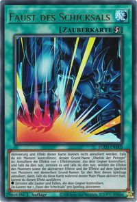 Faust des Schicksals Yu-Gi-Oh! Karte EGO1-DE003 Ultra Rare