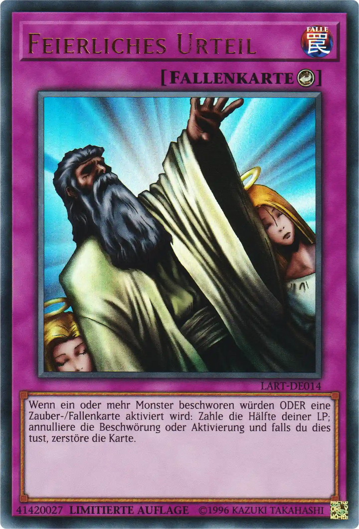 Feierliches Urteil Yu-Gi-Oh! Karte LART-DE014 Ultra Rare