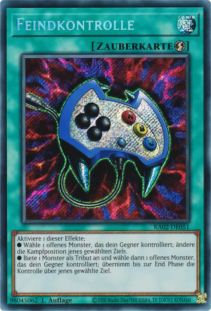 Feindkontrolle Yu-Gi-Oh! Karte RA02-DE051 Secret Rare