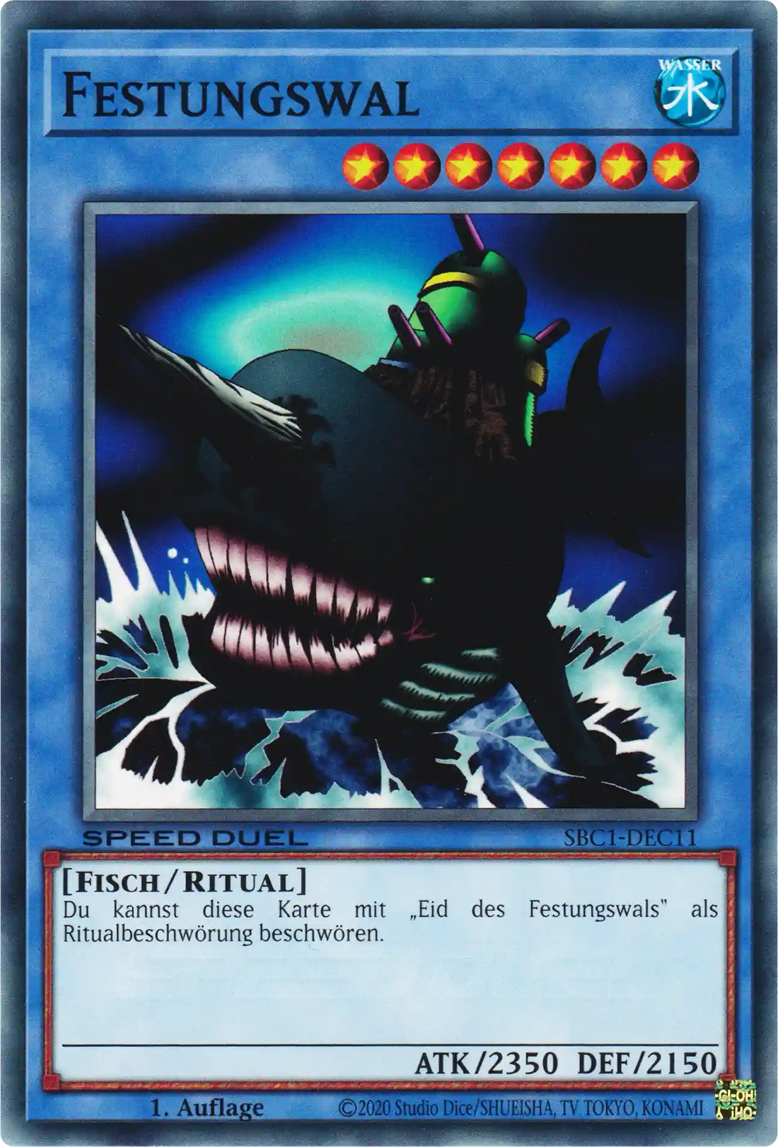 Festungswal Yu-Gi-Oh! Karte SBC1-DEC11 Common