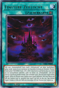 Finstere Zuflucht Yu-Gi-Oh! Karte LED5-DE009 Rare
