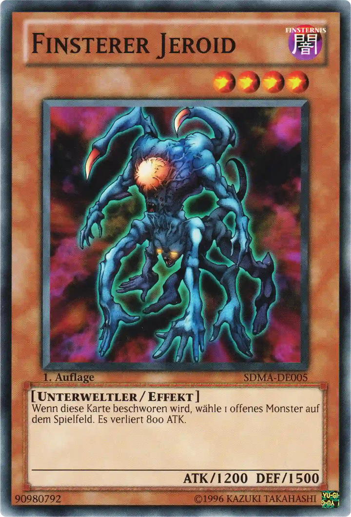 Finsterer Jeroid Yu-Gi-Oh! Karte SDMA-DE005 Common