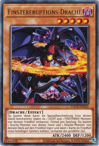 Finstereruptions-Drache Yu-Gi-Oh! Karte TOCH-DE032 Rare