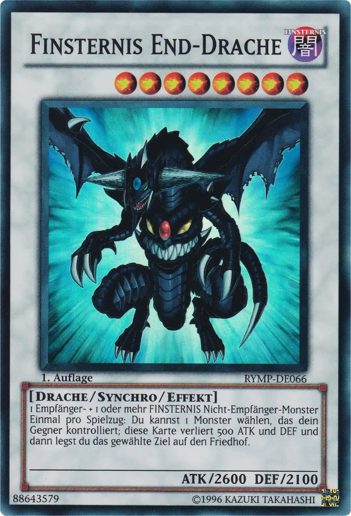 Finsternis End-Drache Yu-Gi-Oh! Karte RYMP-DE066 Super Rare