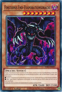 Finsternis End-Evaporationsdrache Yu-Gi-Oh! Karte INFO-DE011 Common