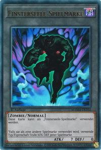 Finsterseele-Spielmarke Yu-Gi-Oh! Karte MAMA-DE102 Ultra Rare