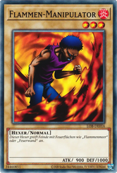 Flammen-Manipulator Yu-Gi-Oh! Karte LOB-DE016 Common