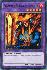 Flammen-Schwertkämpfer Yu-Gi-Oh! Karte MIL1-DE038 Common