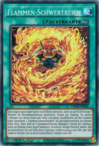 Flammen-Schwertreich Yu-Gi-Oh! Karte MZMI-DE006 Super Rare
