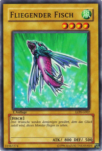 Fliegender Fisch Yu-Gi-Oh! Karte LON-G007 Common