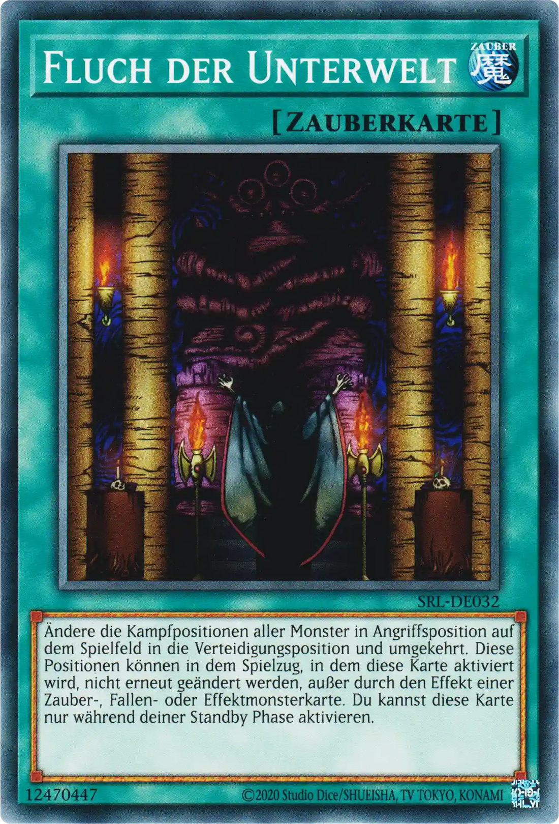Fluch der Unterwelt Yu-Gi-Oh! Karte SRL-DE032 Common
