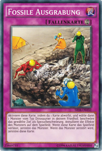 Fossile Ausgrabung Yu-Gi-Oh! Karte SR04-DE032 Common