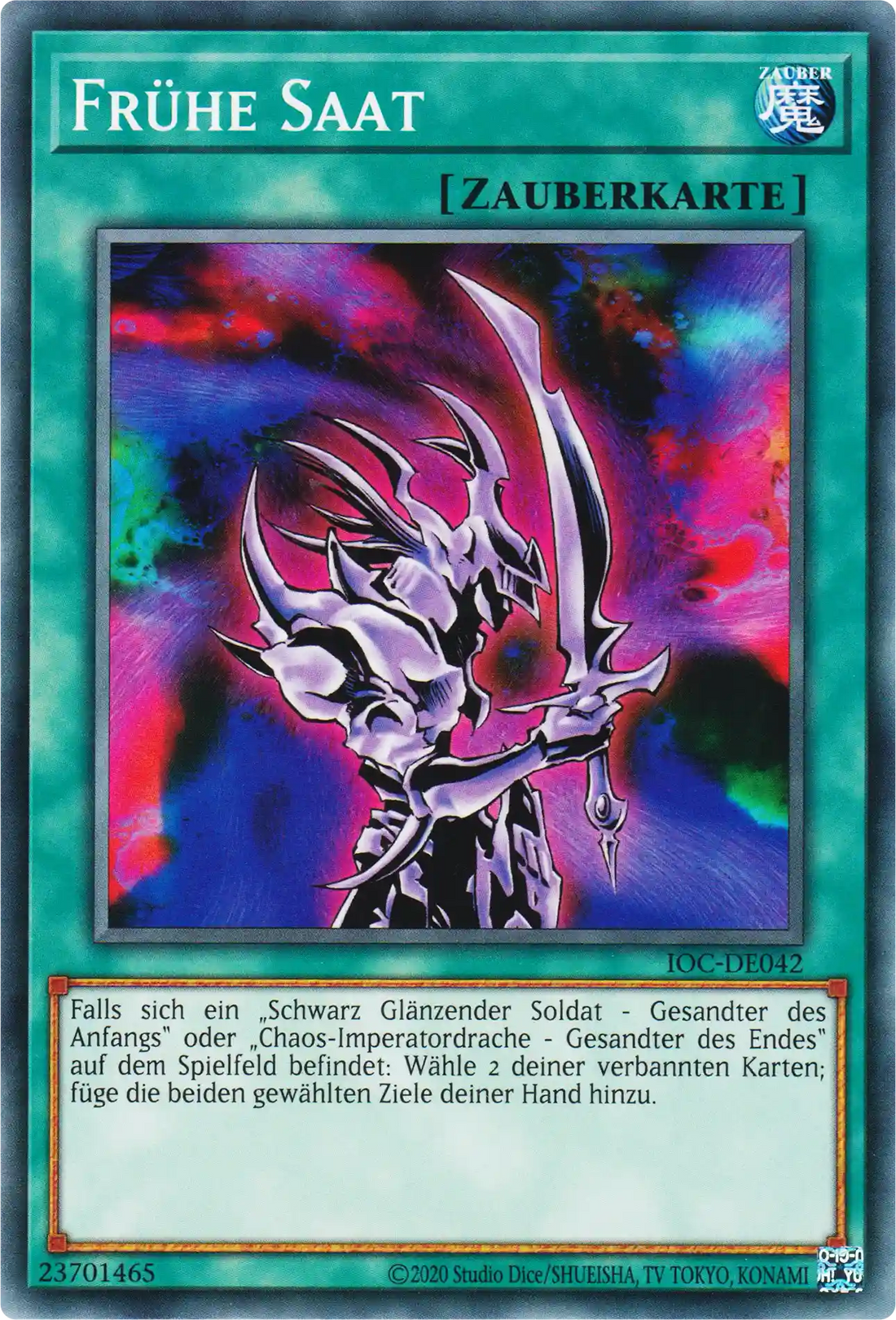 Frühe Saat Yu-Gi-Oh! Karte IOC-DE042 Common