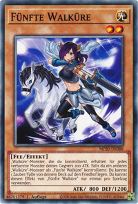 Fünfte Walküre Yu-Gi-Oh! Karte MP20-DE088 Common