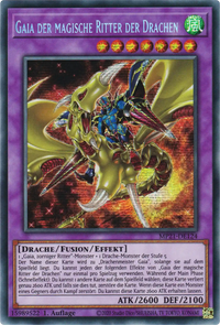 Gaia der magische Ritter der Drachen Yu-Gi-Oh! Karte MP21-DE124 Secret Rare