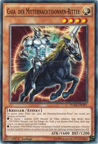 Gaia, der Mitternachtssonnen-Ritter Yu-Gi-Oh! Karte DUEA-DE091 Common