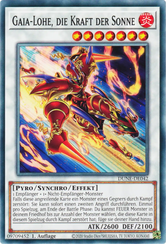Gaia-Lohe, die Kraft der Sonne Yu-Gi-Oh! Karte DUNE-DE042 Common