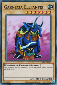 Garnecia Elefantis Yu-Gi-Oh! Karte MRD-DE125 Super Rare