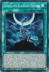 Gebrüll der Blauaugen-Drachen Yu-Gi-Oh! Karte SDWD-DE019 Super Rare