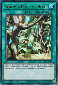 Geheimes Dorf der Hexer Yu-Gi-Oh! Karte MAMA-DE083 Ultra Rare