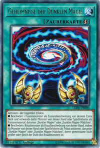 Geheimnisse der Dunklen Magie Yu-Gi-Oh! Karte LED6-DE004 Rare