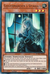 Geistermädchen & Spukhaus Yu-Gi-Oh! Karte DUDE-DE004 Ultra Rare