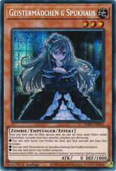 Geistermädchen & Spukhaus Yu-Gi-Oh! Karte RA01-DE011 Secret Rare