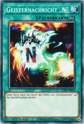 Geisternachricht „N“ Yu-Gi-Oh! Karte LDS3-DE013 Common