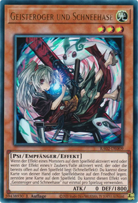 Geisteroger und Schneehase Yu-Gi-Oh! Karte RA02-DE009 Ultra Rare