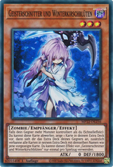 Geisterschnitter und Winterkirschblüten Yu-Gi-Oh! Karte MP22-DE256 Super Rare