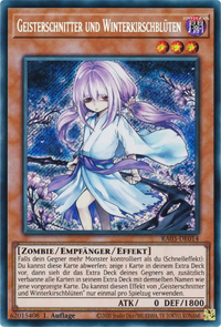 Geisterschnitter und Winterkirschblüten Yu-Gi-Oh! Karte RA03-DE014 Secret Rare