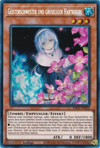 Geisterschwester und gruseliger Hartriegel Yu-Gi-Oh! Karte RA03-DE020 Secret Rare