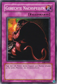 Gerechte Nachspeisen Yu-Gi-Oh! Karte SDK-G037 Common